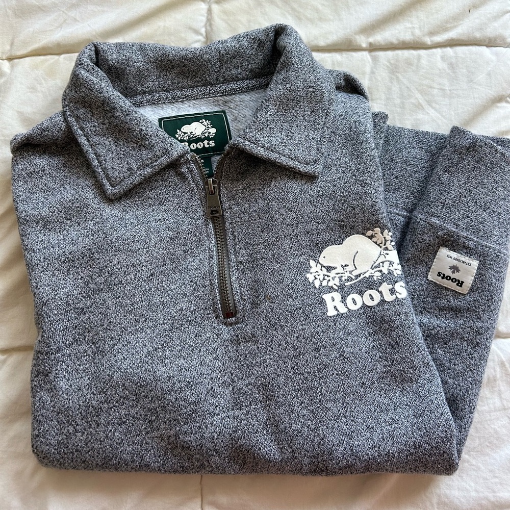 Roots original half zip